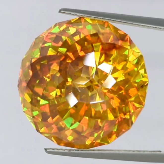 Faceted gem sphalerite 44.97 ct