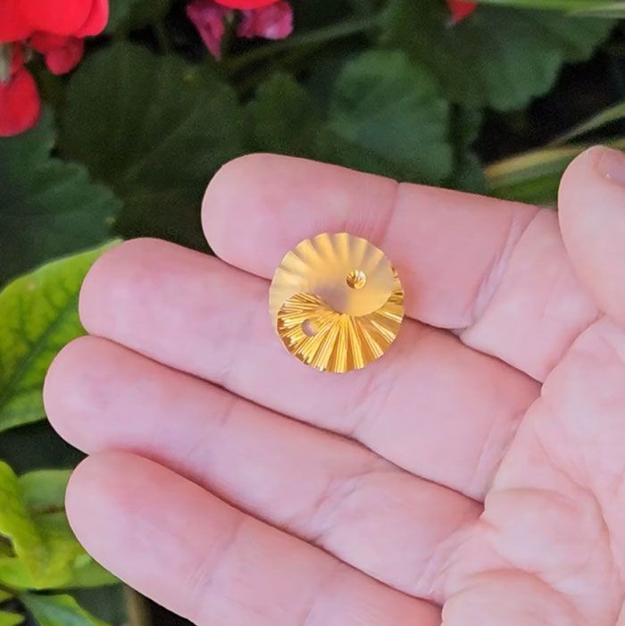 Citrine "Yin Yang" cut - 19,78 ct