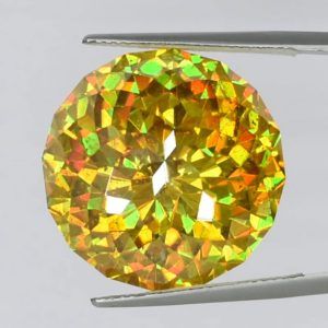 Faceted Gem Sphalerite - 55,23 ct
